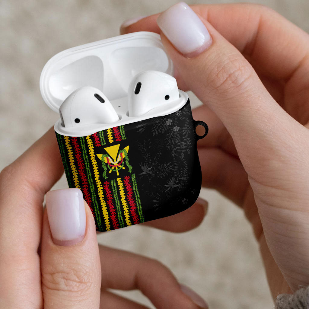 Hawaii Lei Kanaka Maoli Flag AirPods Case Tropical Vibes