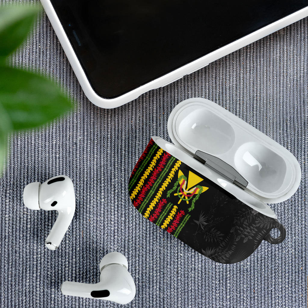 Hawaii Lei Kanaka Maoli Flag AirPods Case Tropical Vibes
