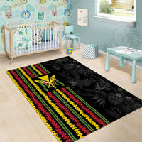 Hawaii Lei Kanaka Maoli Flag Area Rug Tropical Vibes