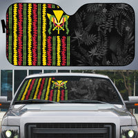 Hawaii Lei Kanaka Maoli Flag Auto Sun Shade Tropical Vibes