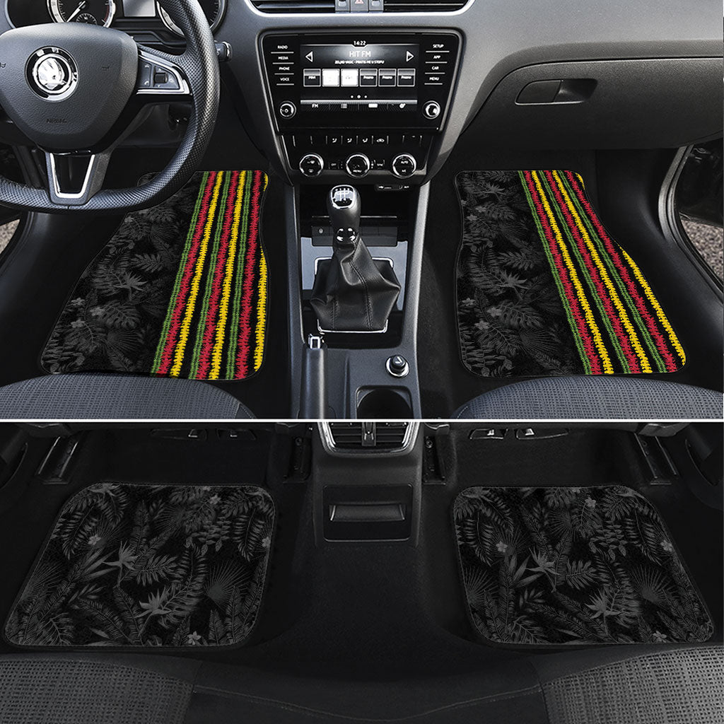 Hawaii Lei Kanaka Maoli Flag Car Mats Tropical Vibes