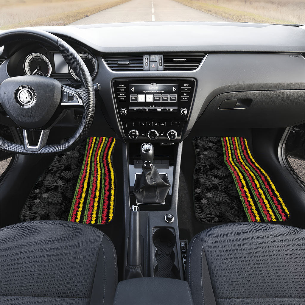 Hawaii Lei Kanaka Maoli Flag Car Mats Tropical Vibes