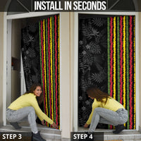 Hawaii Lei Kanaka Maoli Flag Door Cover Tropical Vibes