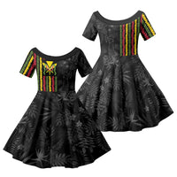 Hawaii Lei Kanaka Maoli Flag Family Matching Off Shoulder Maxi Dress and Hawaiian Shirt Tropical Vibes