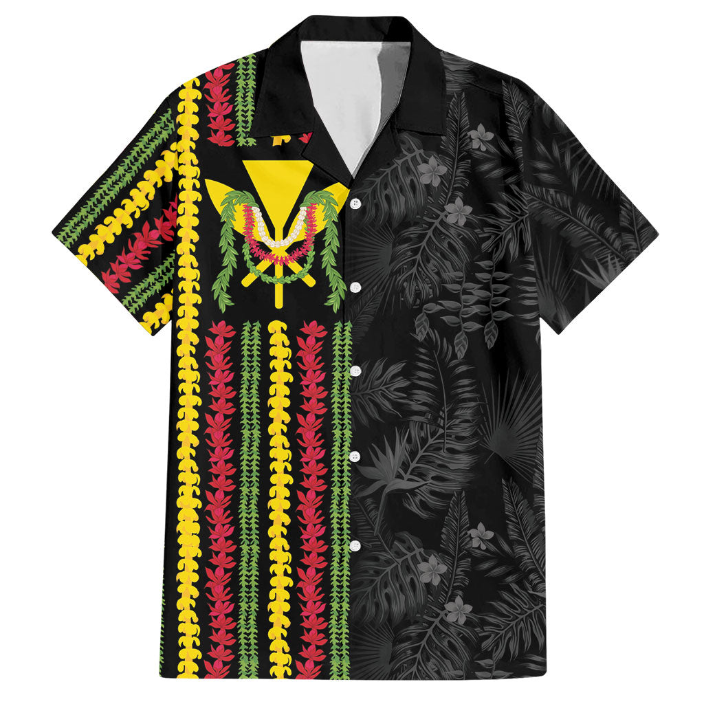 Hawaii Lei Kanaka Maoli Flag Hawaiian Shirt Tropical Vibes