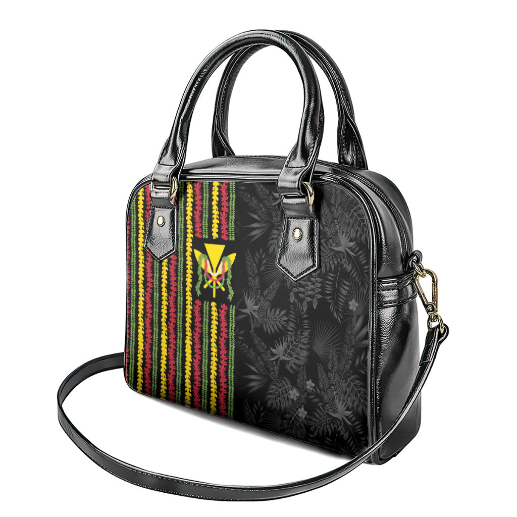 Hawaii Lei Kanaka Maoli Flag Shoulder Handbag Tropical Vibes