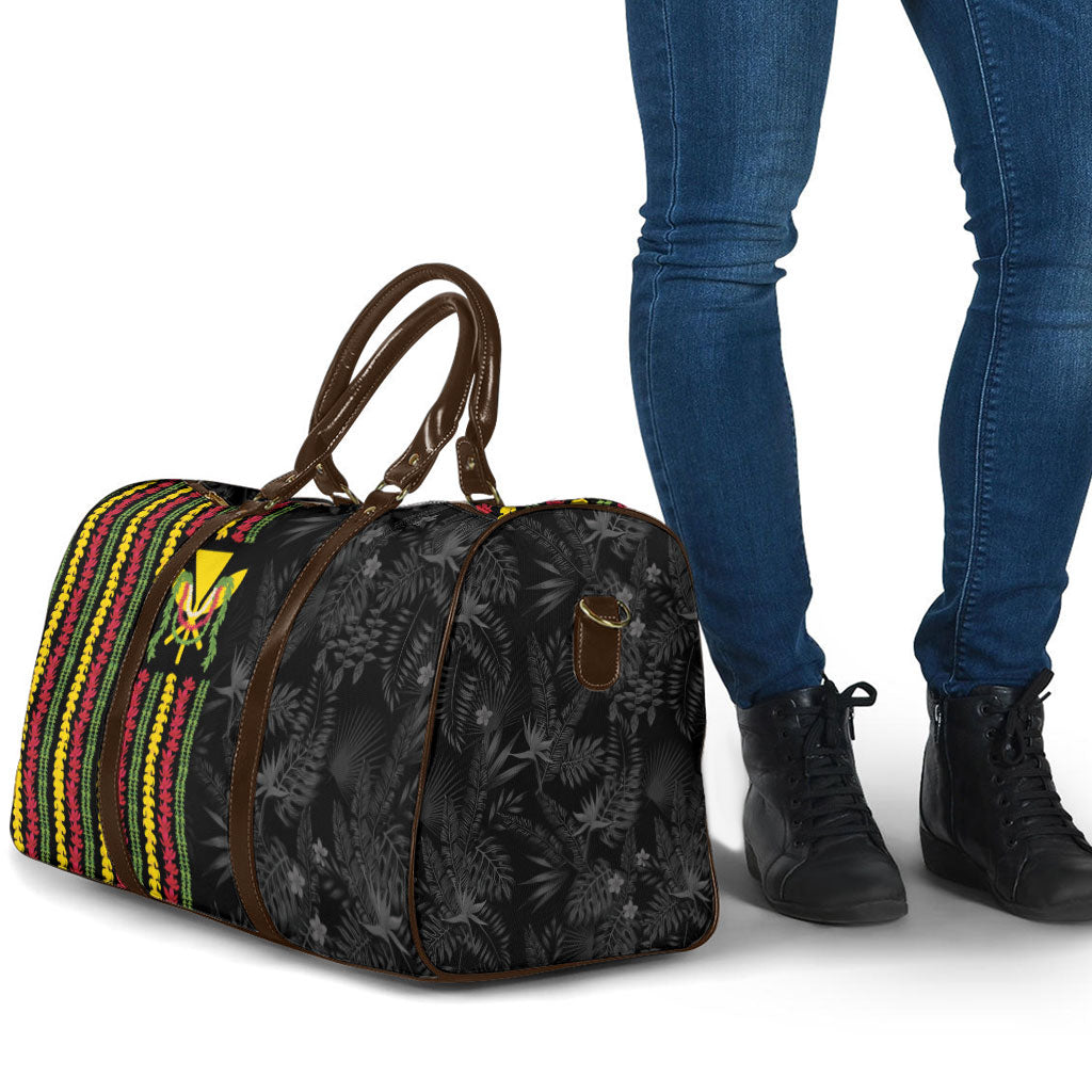 Hawaii Lei Kanaka Maoli Flag Travel Bag Tropical Vibes