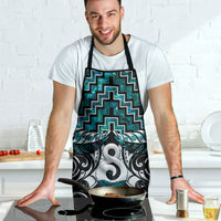 New Zealand Maori Apron Poutama Pikorua - Single Twist Paua Shell