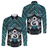 New Zealand Maori Family Matching Short Sleeve Bodycon Dress and Hawaiian Shirt Poutama Pikorua - Single Twist Paua Shell