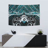 New Zealand Maori Tapestry Poutama Pikorua - Single Twist Paua Shell