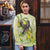 New Zealand Piwakawaka Fantail Bird Ugly Christmas Sweater With Kowhai Flowers