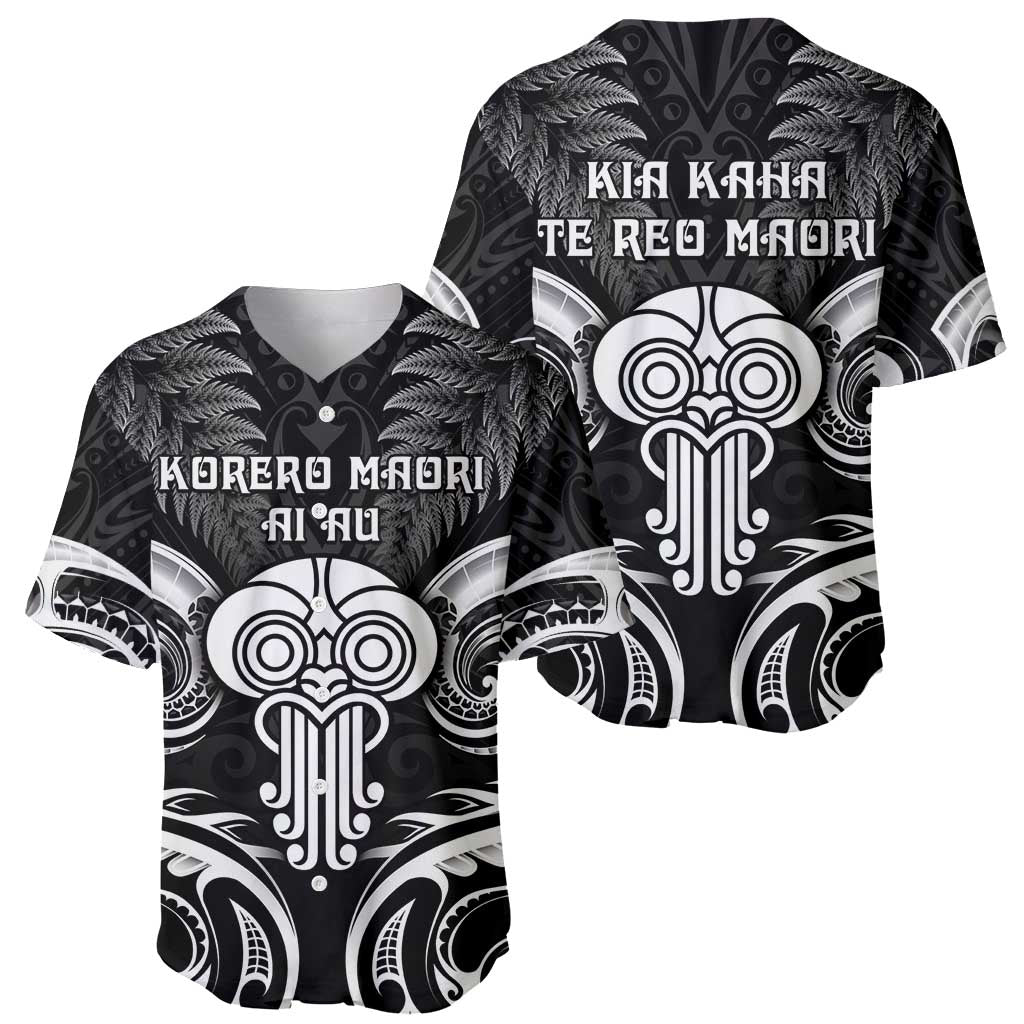 New Zealand Te Reo Maori Baseball Jersey Korero Maori Ai Au LT05 - Polynesian Pride