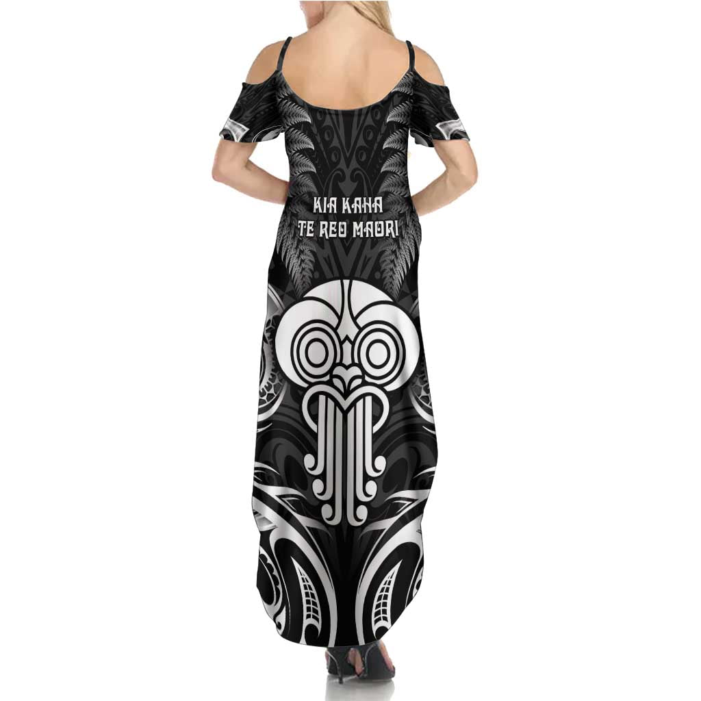 New Zealand Te Reo Maori Summer Maxi Dress Korero Maori Ai Au