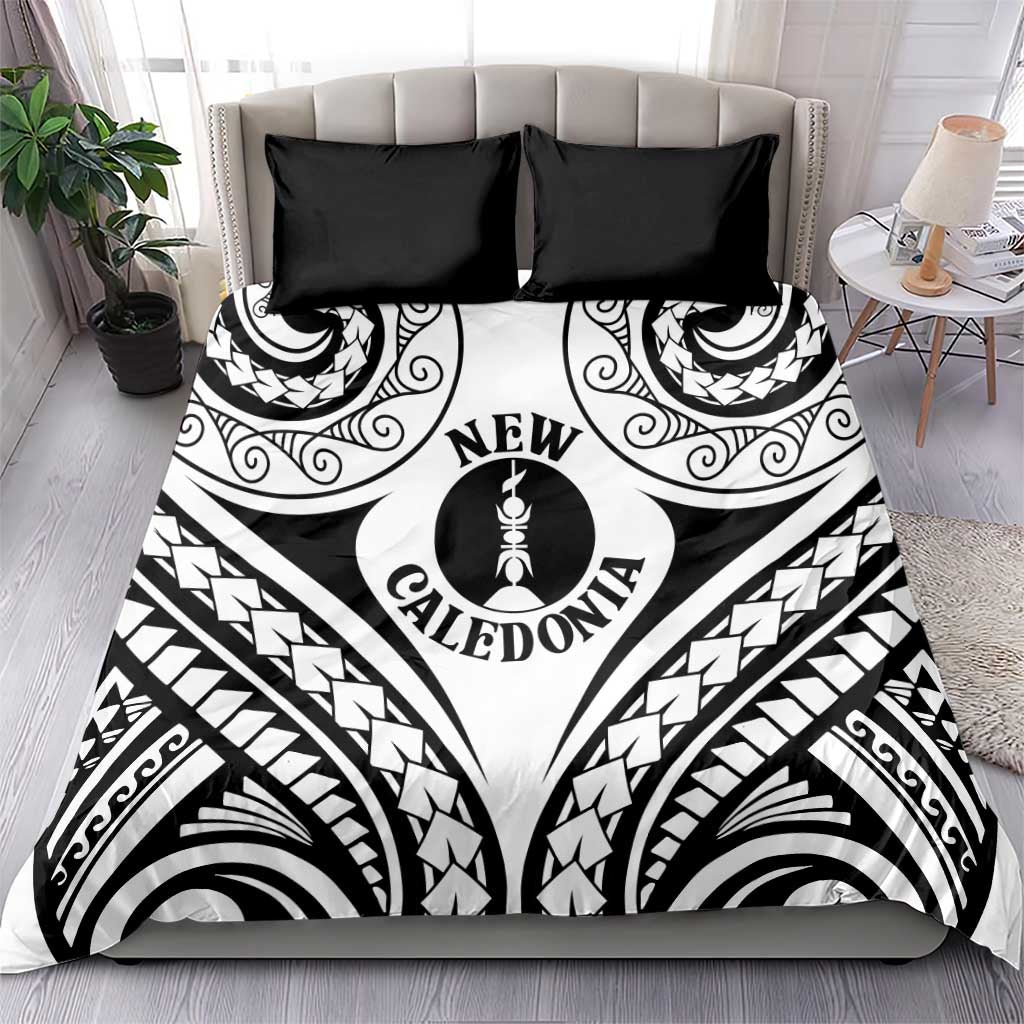 New Caledonia Day Bedding Set Polynesian Curves White Color LT05 - Polynesian Pride