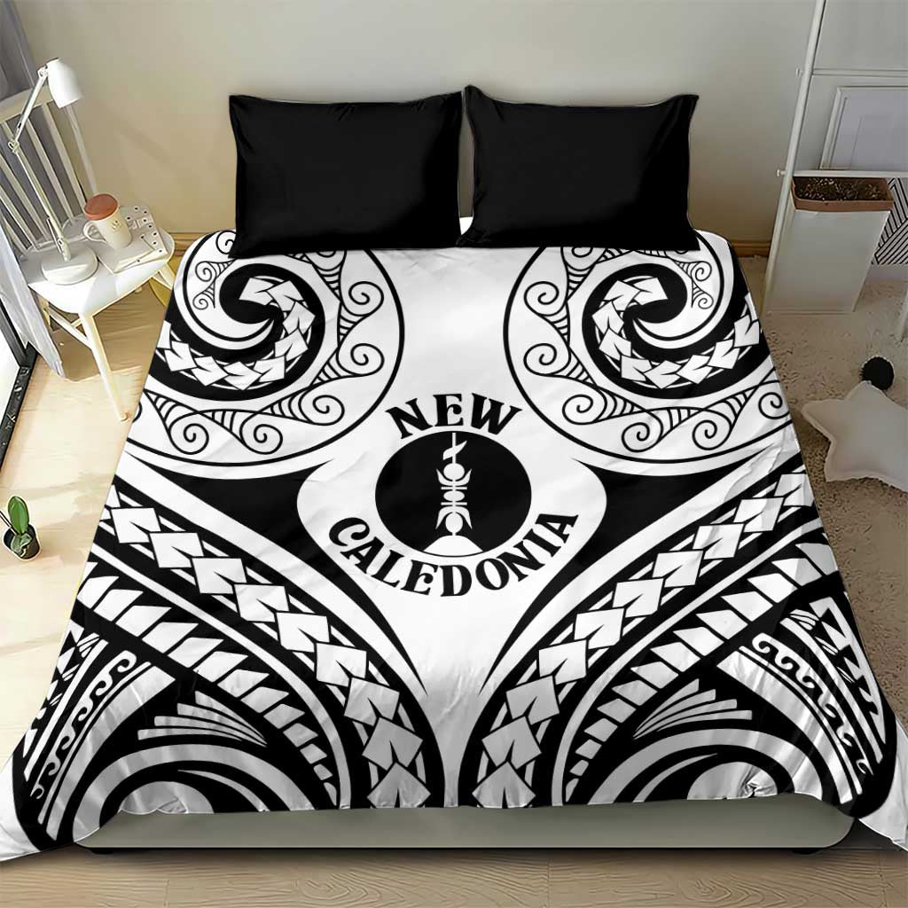 New Caledonia Day Bedding Set Polynesian Curves White Color LT05 - Polynesian Pride
