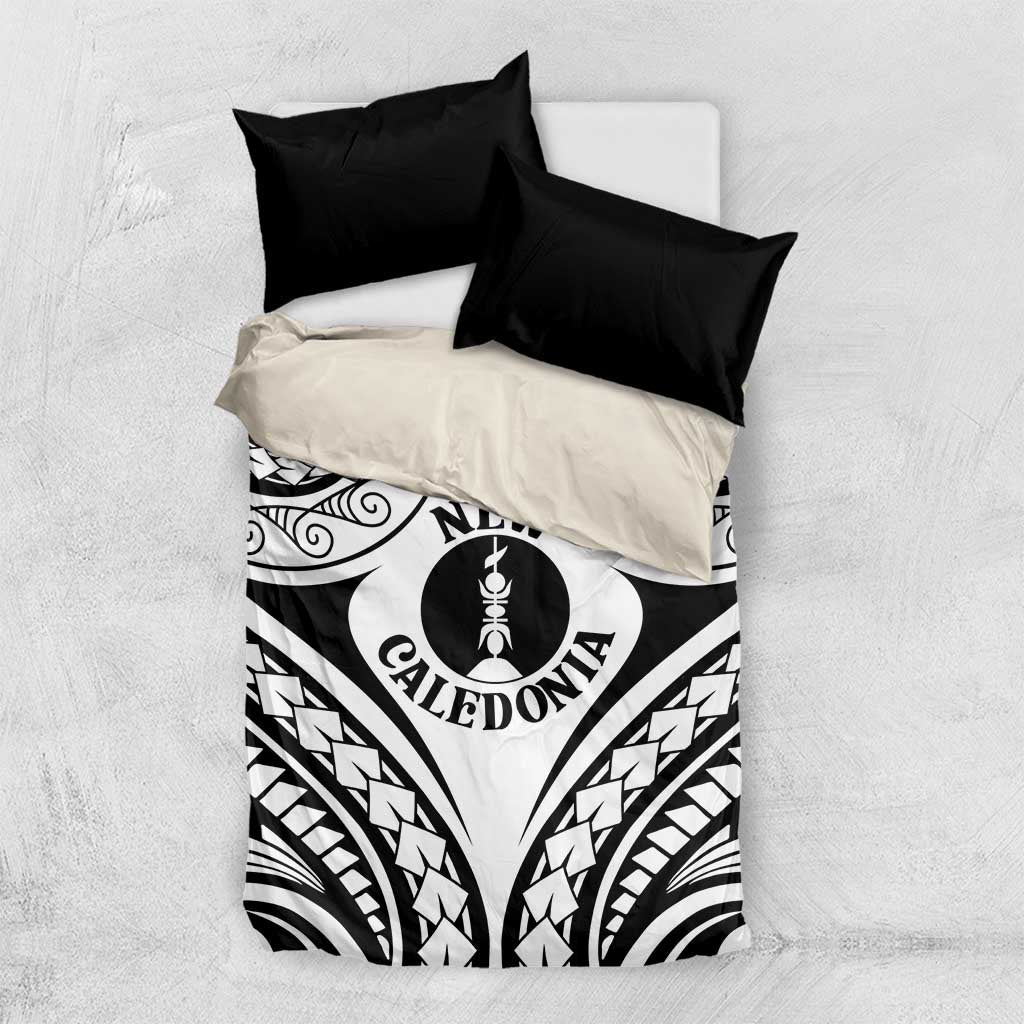 New Caledonia Day Bedding Set Polynesian Curves White Color LT05 US Twin 172cm x 218cm White - Polynesian Pride