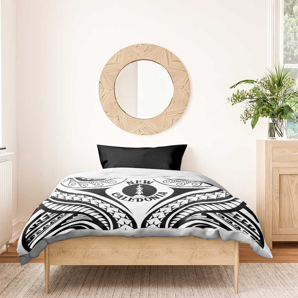 New Caledonia Day Bedding Set Polynesian Curves White Color LT05 - Polynesian Pride