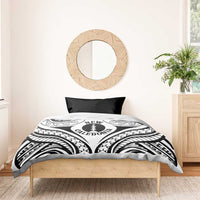 New Caledonia Day Bedding Set Polynesian Curves White Color LT05 - Polynesian Pride