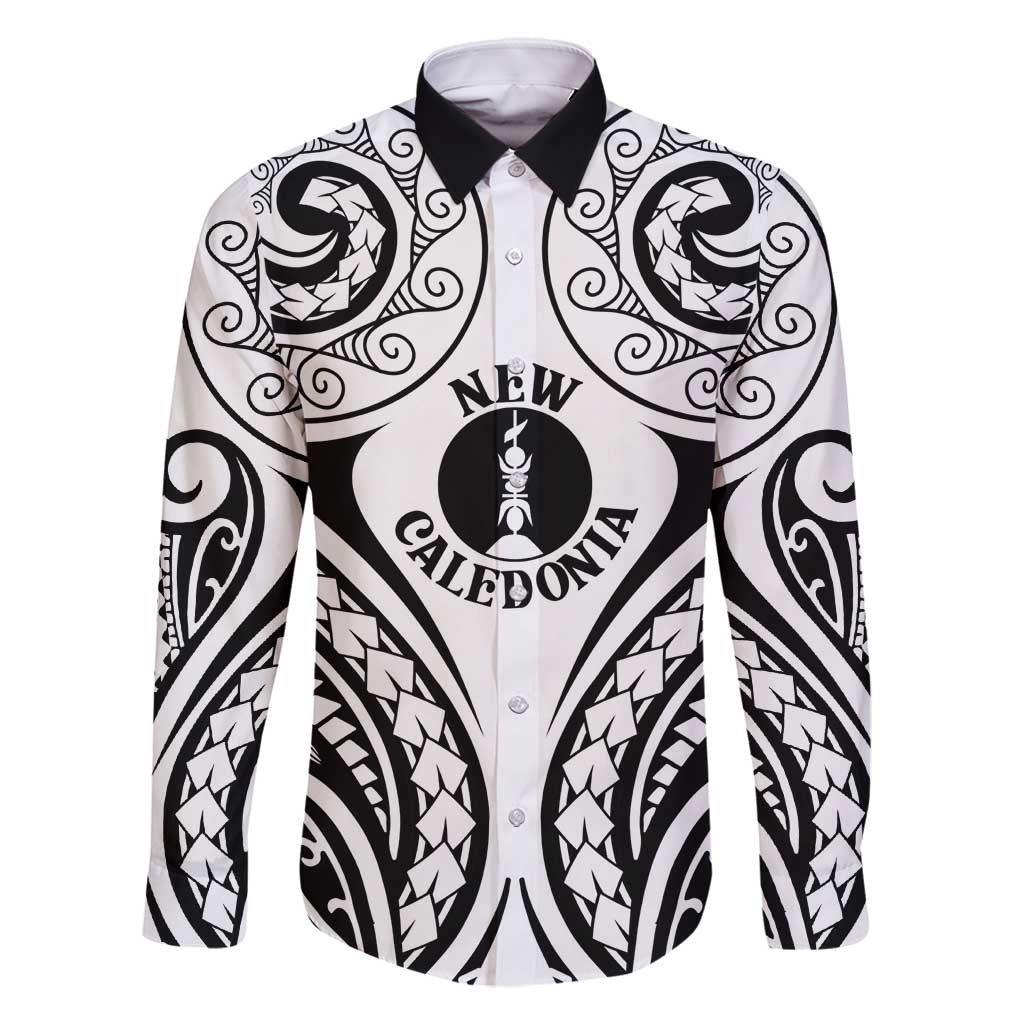 New Caledonia Day Family Matching Off Shoulder Short Dress and Hawaiian Shirt Polynesian Curves White Color - Polynesian Pride