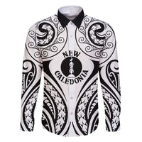 New Caledonia Day Family Matching Off Shoulder Short Dress and Hawaiian Shirt Polynesian Curves White Color - Polynesian Pride