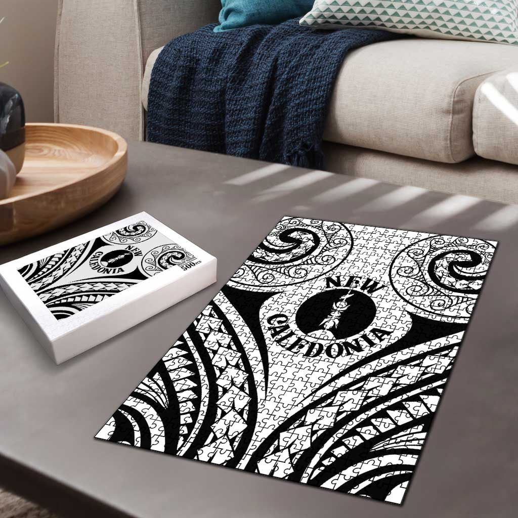 New Caledonia Day Puzzle Polynesian Curves White Color - Polynesian Pride