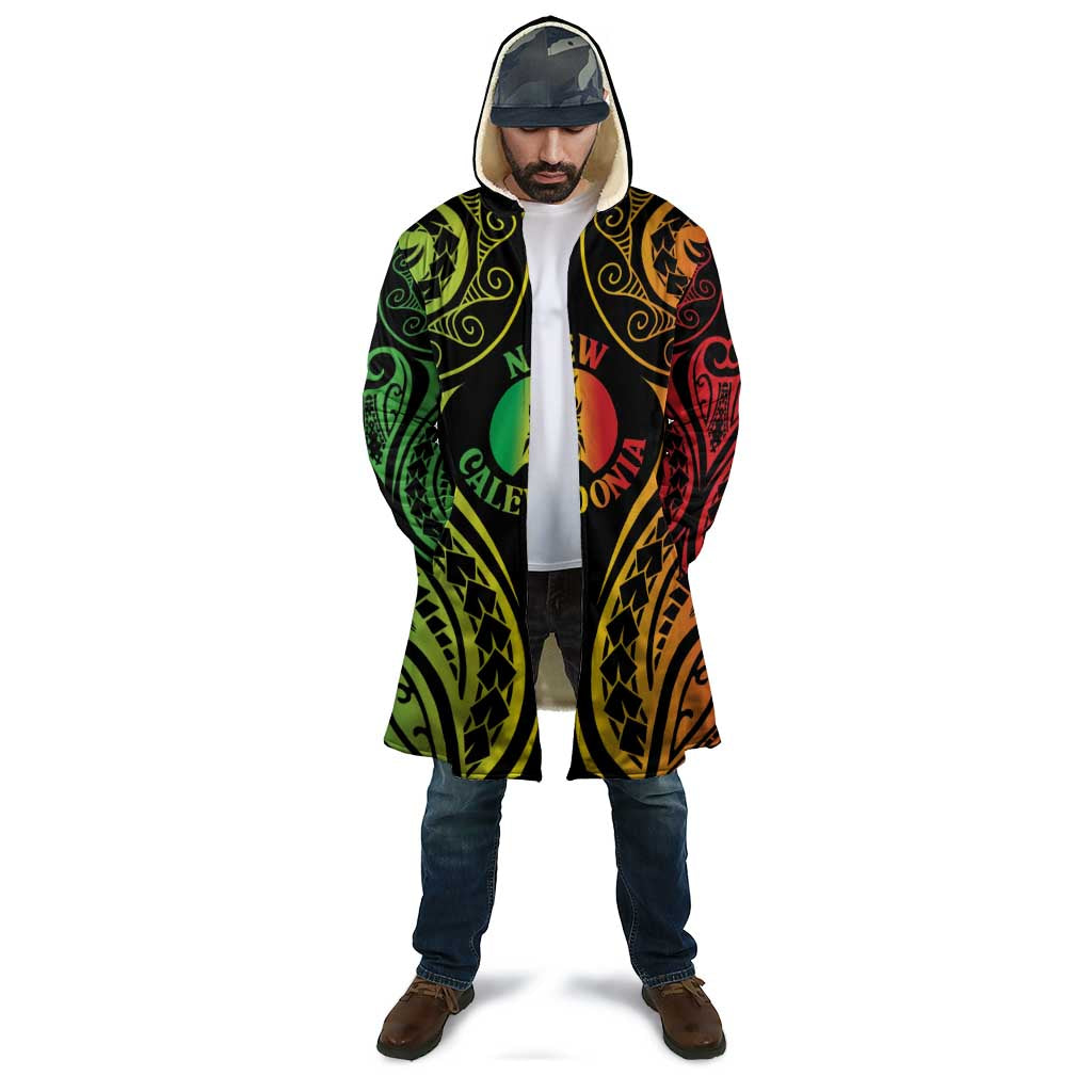 New Caledonia Day Cloak Polynesian Curves Reggae Color - Polynesian Pride
