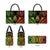 New Caledonia Day Leather Bag Polynesian Curves Reggae Color - Polynesian Pride