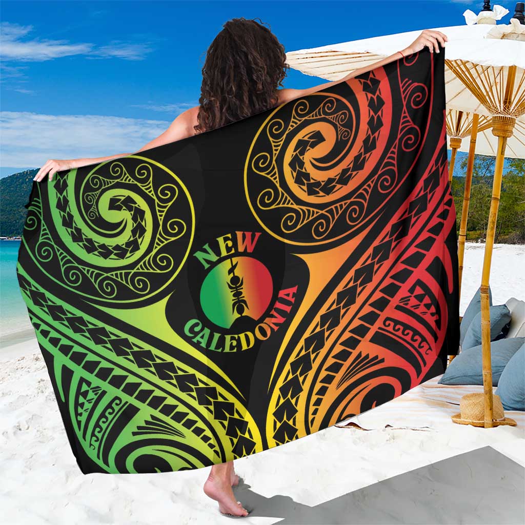 New Caledonia Day Sarong Polynesian Curves Reggae Color LT05 One Size 44 x 66 inches Reggae - Polynesian Pride