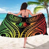 New Caledonia Day Sarong Polynesian Curves Reggae Color LT05 - Polynesian Pride