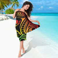 New Caledonia Day Sarong Polynesian Curves Reggae Color LT05 - Polynesian Pride