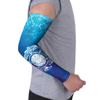 Marshall Islands Manit Day Arm Sleeves Tribal Dolphin With Marshall Seal LT05 - Polynesian Pride