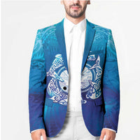 Marshall Islands Manit Day Blazer Tribal Dolphin With Marshall Seal LT05 - Polynesian Pride