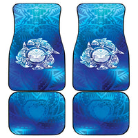 Marshall Islands Manit Day Car Mats Tribal Dolphin With Marshall Seal LT05 - Polynesian Pride