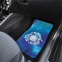 Marshall Islands Manit Day Car Mats Tribal Dolphin With Marshall Seal LT05 - Polynesian Pride