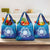 Marshall Islands Manit Day Grocery Bag Tribal Dolphin With Marshall Seal - Polynesian Pride