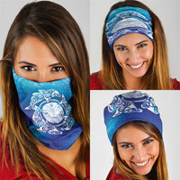 Marshall Islands Manit Day Neck Gaiter Tribal Dolphin With Marshall Seal LT05 - Polynesian Pride