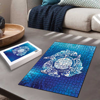 Marshall Islands Manit Day Puzzle Tribal Dolphin With Marshall Seal LT05 - Polynesian Pride