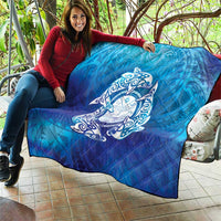 Marshall Islands Manit Day Quilt Tribal Dolphin With Marshall Seal LT05 - Polynesian Pride
