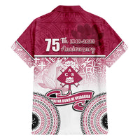 Adi Cakobau School Family Matching Tank Maxi Dress and Hawaiian Shirt 75th Anniversary LT05 - Polynesian Pride