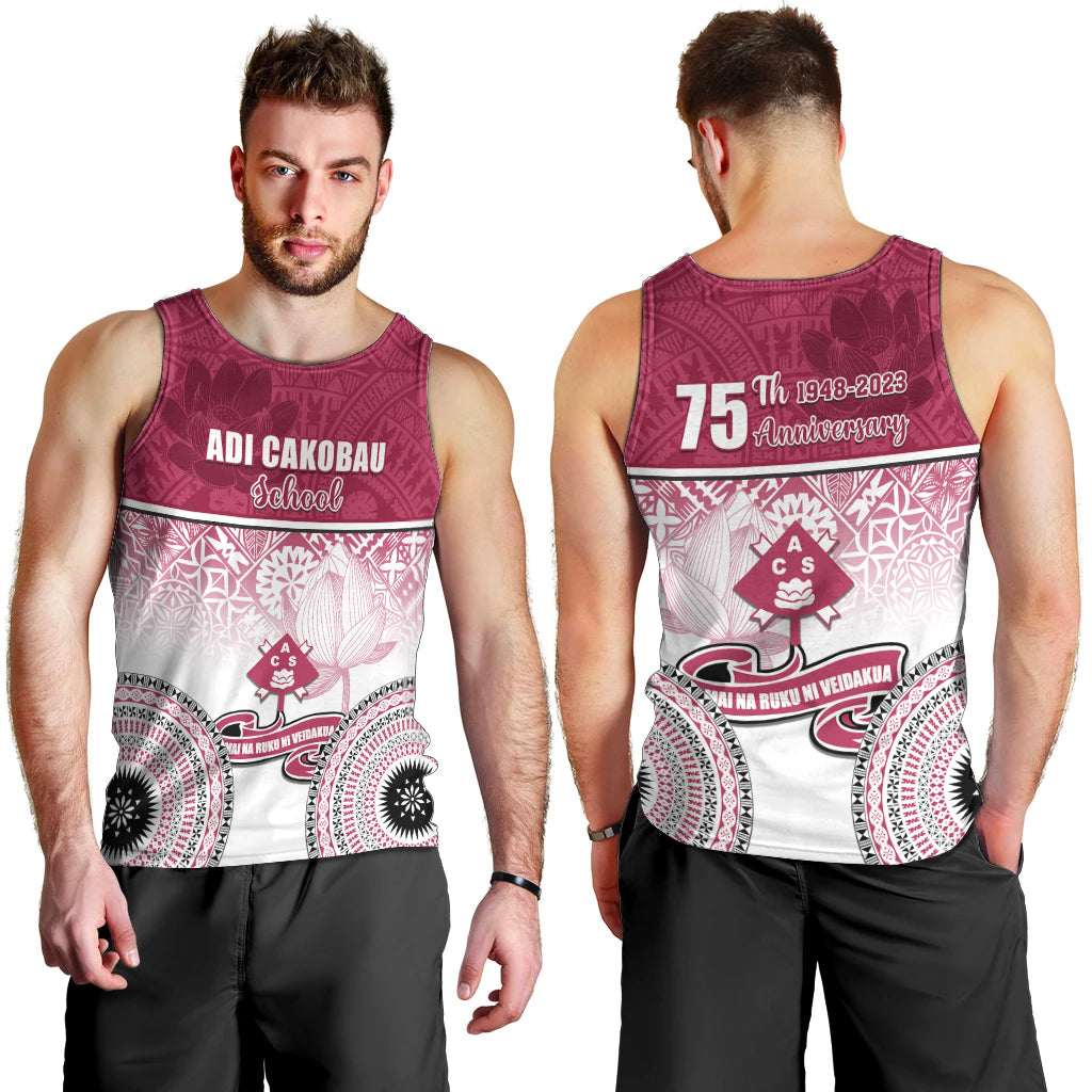 Adi Cakobau School Men Tank Top 75th Anniversary LT05 - Polynesian Pride