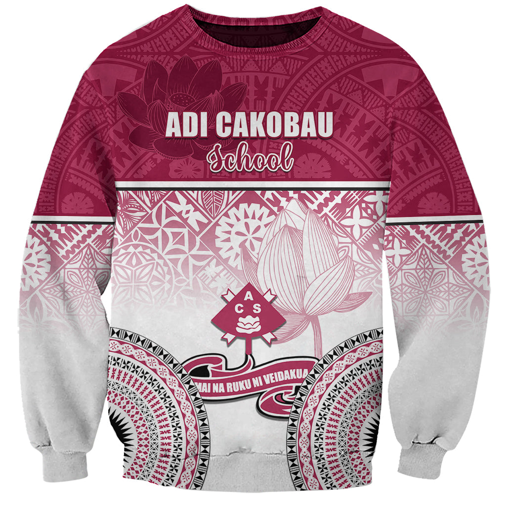 Adi Cakobau School Sweatshirt 75th Anniversary LT05 Unisex Pink - Polynesian Pride