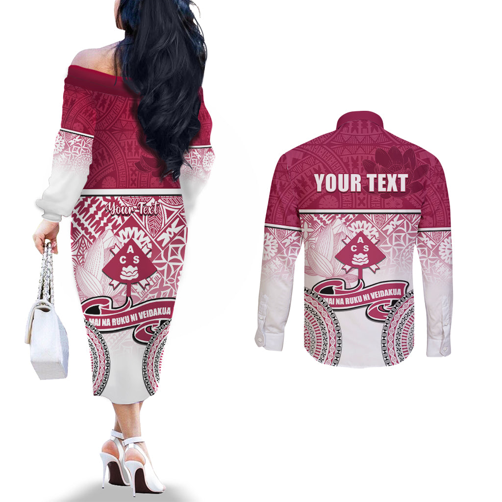 personalized-adi-cakobau-school-couples-matching-off-the-shoulder-long-sleeve-dress-and-long-sleeve-button-shirts-with-fijian-tapa-pattern