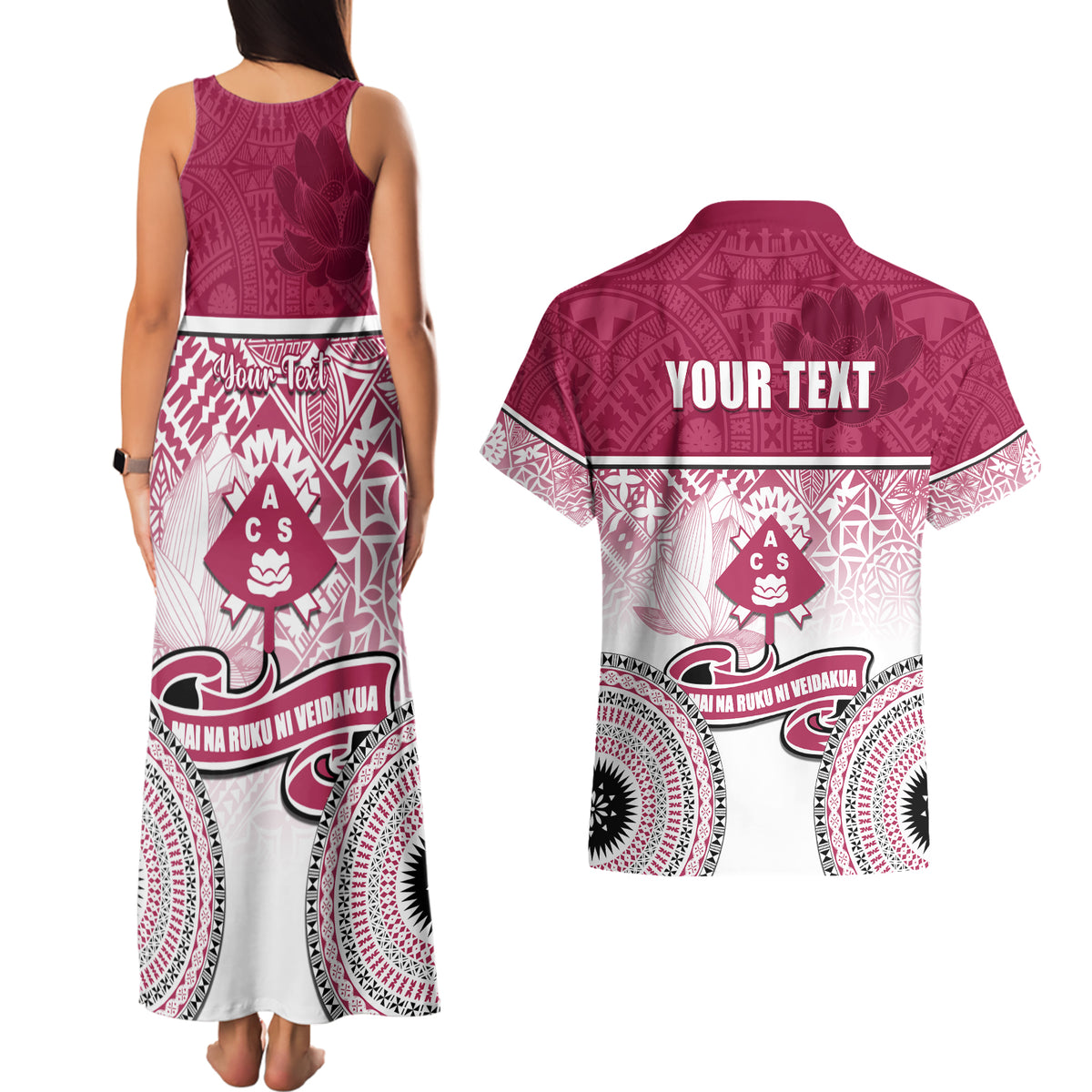 personalized-adi-cakobau-school-couples-matching-tank-maxi-dress-and-hawaiian-shirt-with-fijian-tapa-pattern