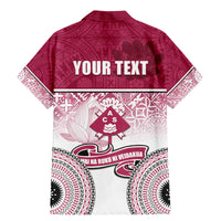 Personalized Adi Cakobau School Family Matching Mermaid Dress and Hawaiian Shirt With Fijian Tapa Pattern LT05 - Polynesian Pride