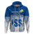 Personalized International School Suva Hoodie With Fijian Tapa Pattern LT05 Blue - Polynesian Pride