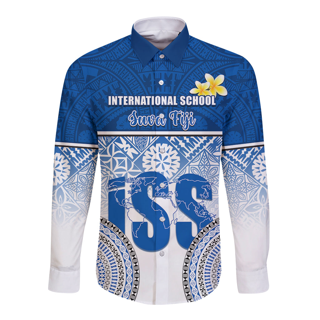 personalized-international-school-suva-long-sleeve-button-shirt-with-fijian-tapa-pattern