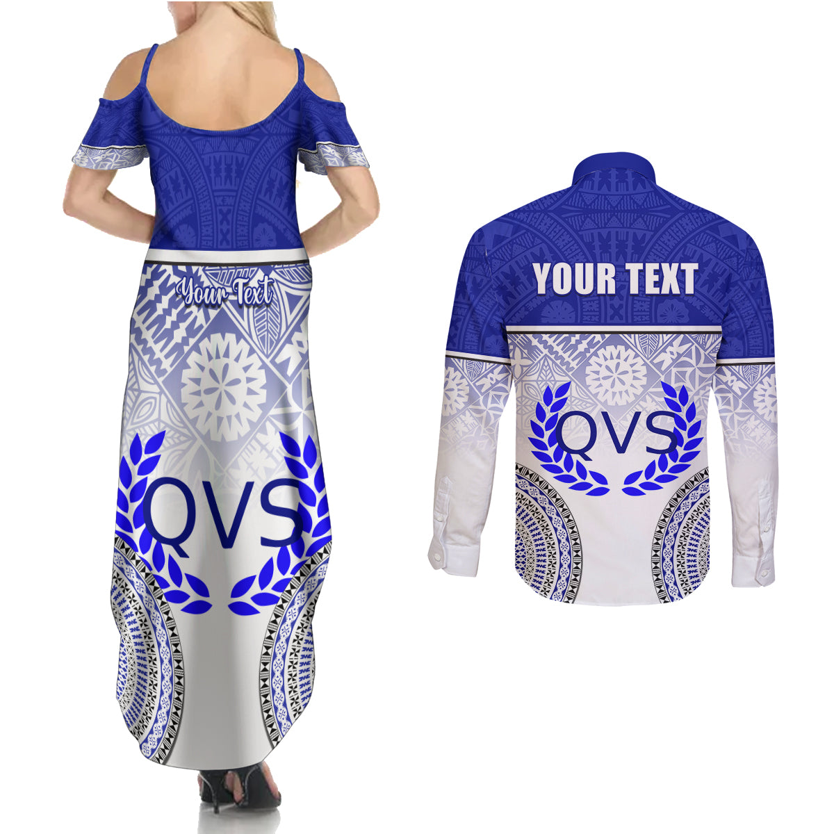 personalized-queen-victoria-school-couples-matching-summer-maxi-dress-and-long-sleeve-button-shirts-with-fijian-tapa-pattern