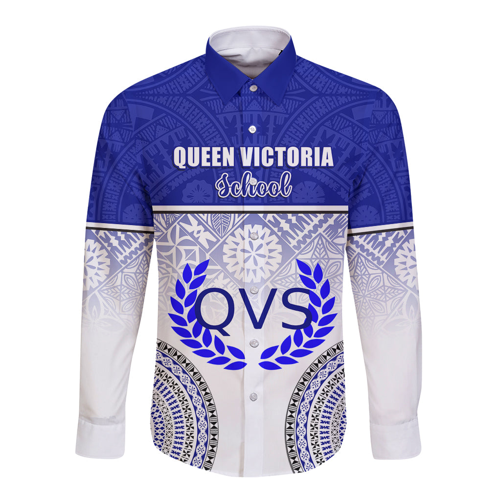 personalized-queen-victoria-school-long-sleeve-button-shirt-with-fijian-tapa-pattern