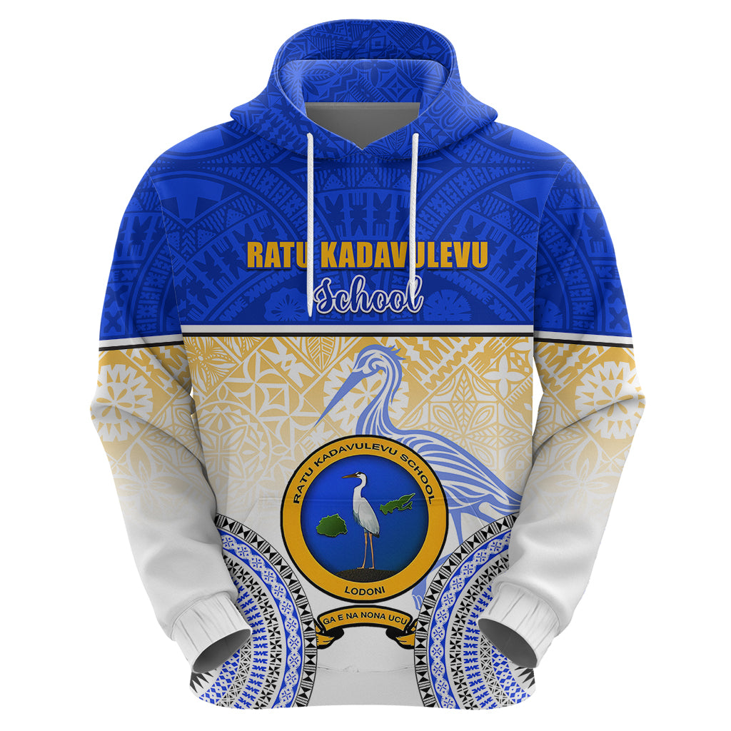 Personalized Ratu Kadavulevu School Hoodie Dress With Fijian Tapa Pattern LT05 - Polynesian Pride