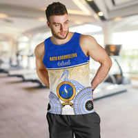 Personalized Ratu Kadavulevu School Men Tank Top With Fijian Tapa Pattern LT05 - Polynesian Pride